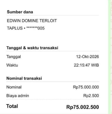Ketua Perisai di Kota Ambon Desak Polda Maluku Tangkap Edwin Domine Erloit, Dugaan Penyuapan Aktivis Senilai Rp.75 Juta Disorot