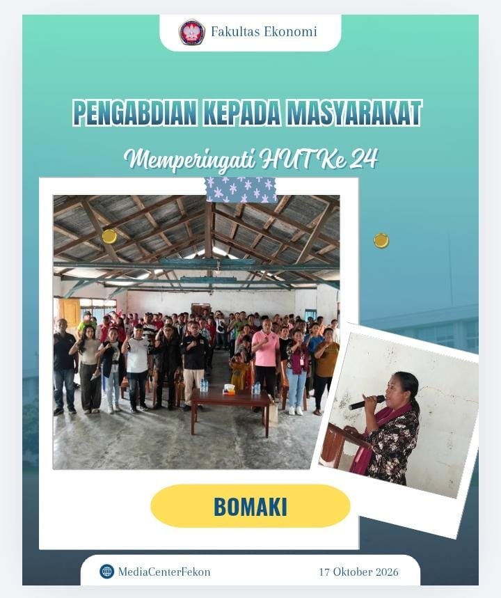 Dekan Fekon UNLESA Ajak Masyarakat Desa Bomaki Kembangkan Diri Melalui UMKM