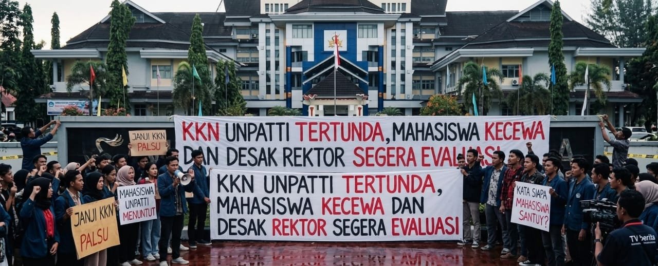 KKN UNPATTI Tertunda, Mahasiswa Kecewa dan Desak Rektor Segera Evaluasi