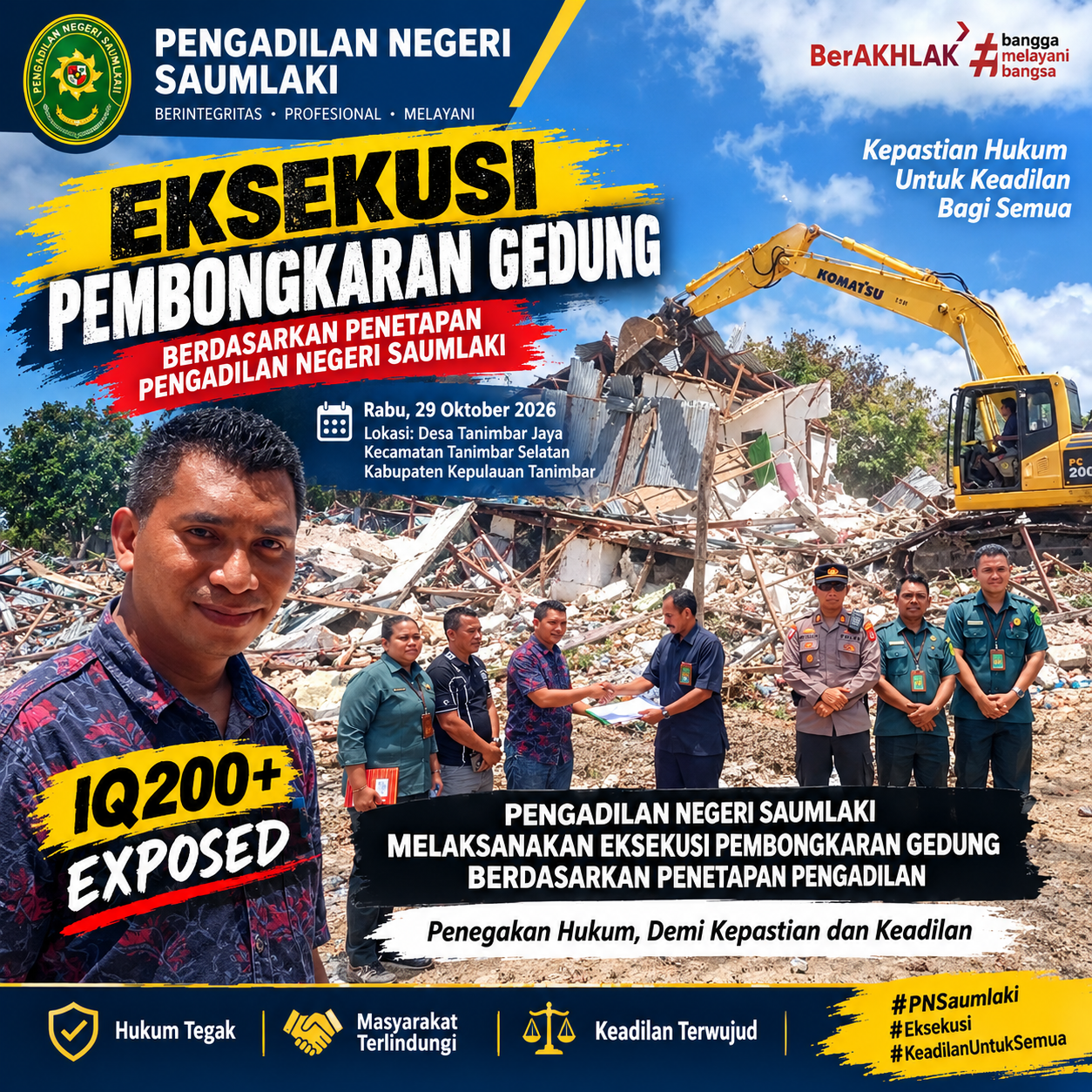 Sengketa lahan Di Lauran Berujung Eksekusi