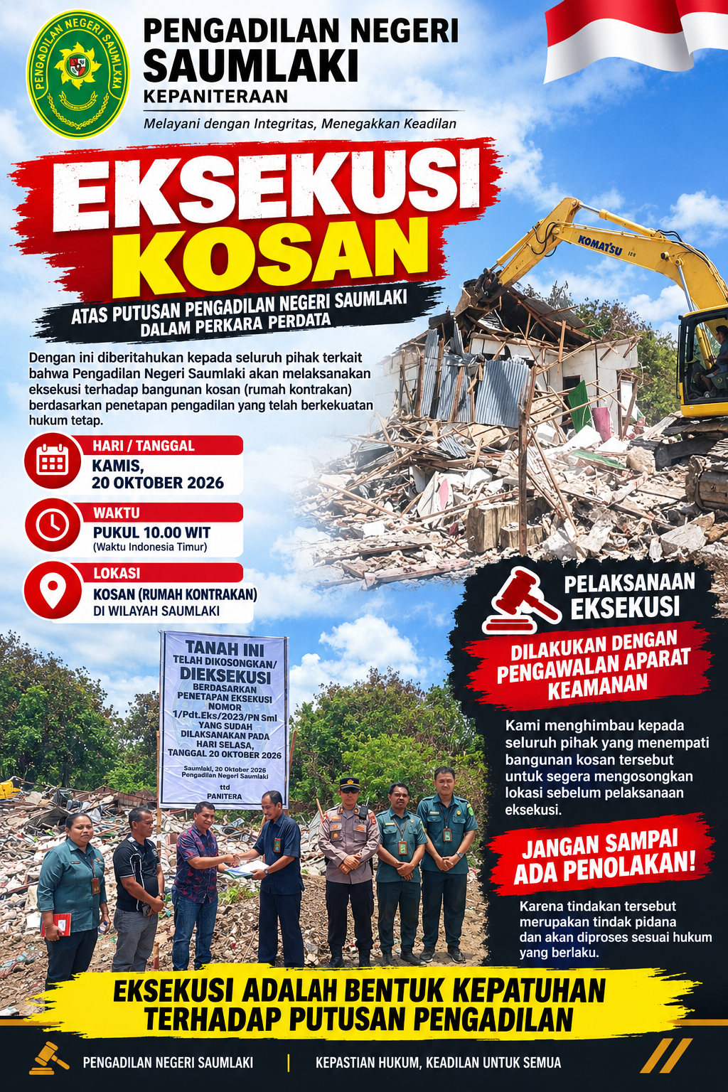 Ego Saat Madiasi Berunjung Eksekusi, Abaikan Hubungan Prsaudaraan