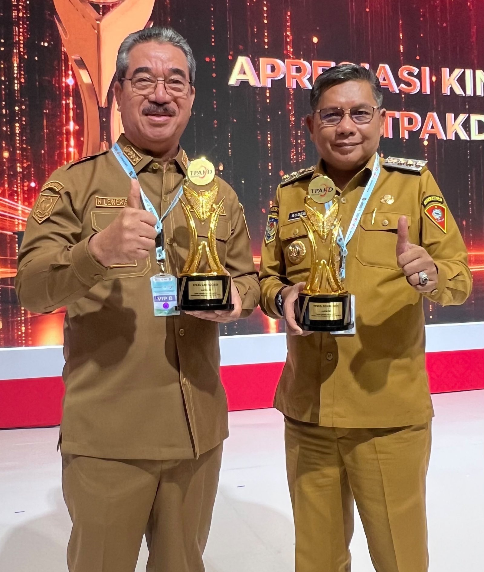 Lewerissa Bangga, Maluku dan Ambon Raih Penghargaan TPAKD Terbaik