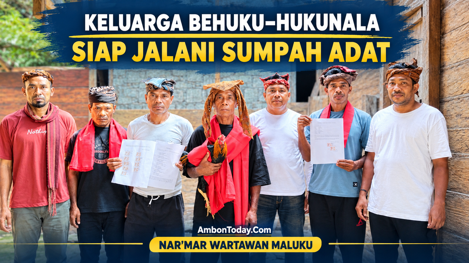 Keluarga Behuku–Hukunala Siap Jalani Sumpah Adat, Persilakan Pihak Nurlatu Tempuh Penyelesaian Adat