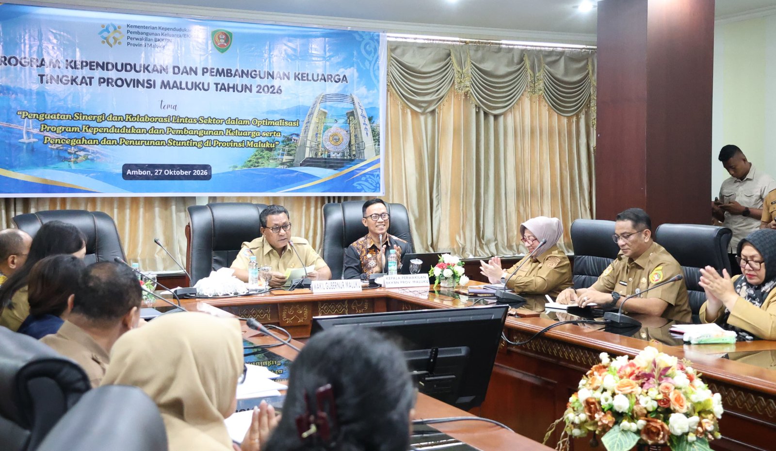 Wagub Maluku Buka Reviu Program Kependudukan 2026, Tekankan Optimalisasi Anggaran dan Pencegahan Stunting