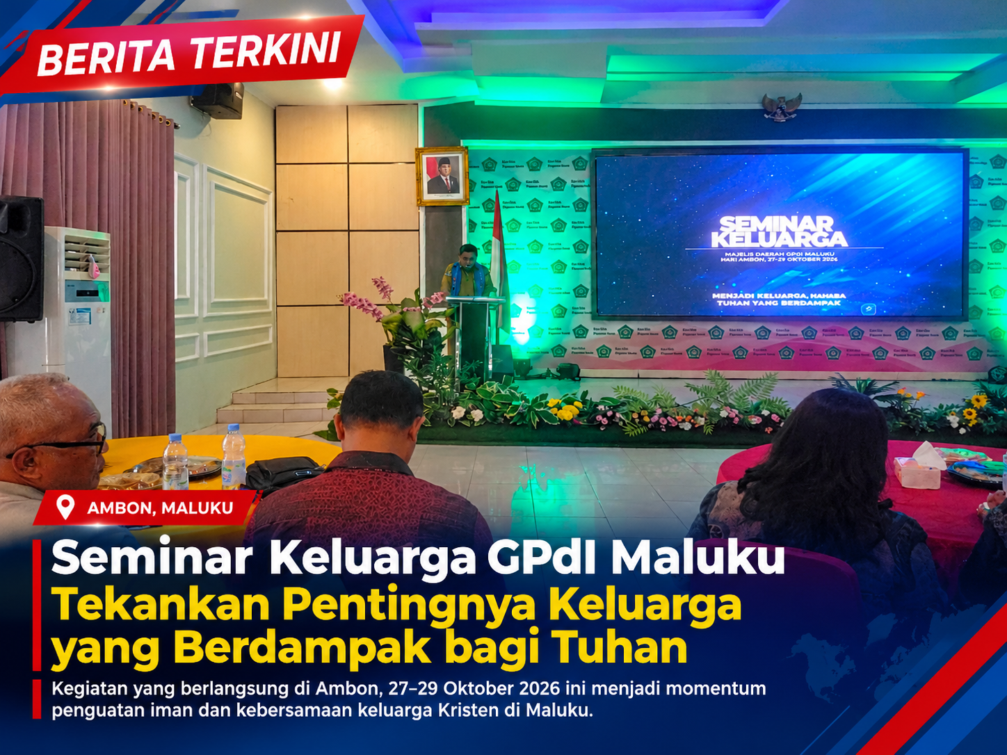 Bodewin Wattimena: Ketahanan Keluarga Jadi Fondasi Kedamaian dan Kemajuan Kota Ambon