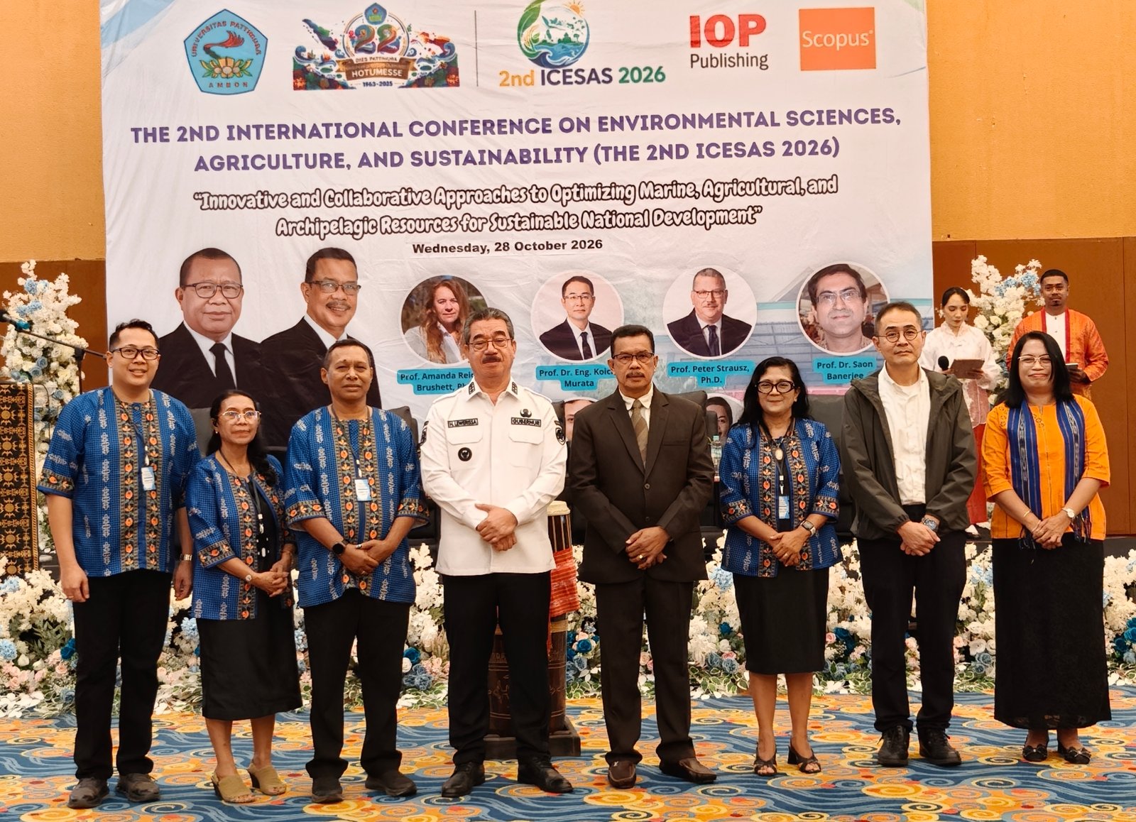 Buka ICESAS 2026, Lewerissa Dorong Riset dan Kolaborasi untuk Pembangunan Maluku Berkelanjutan