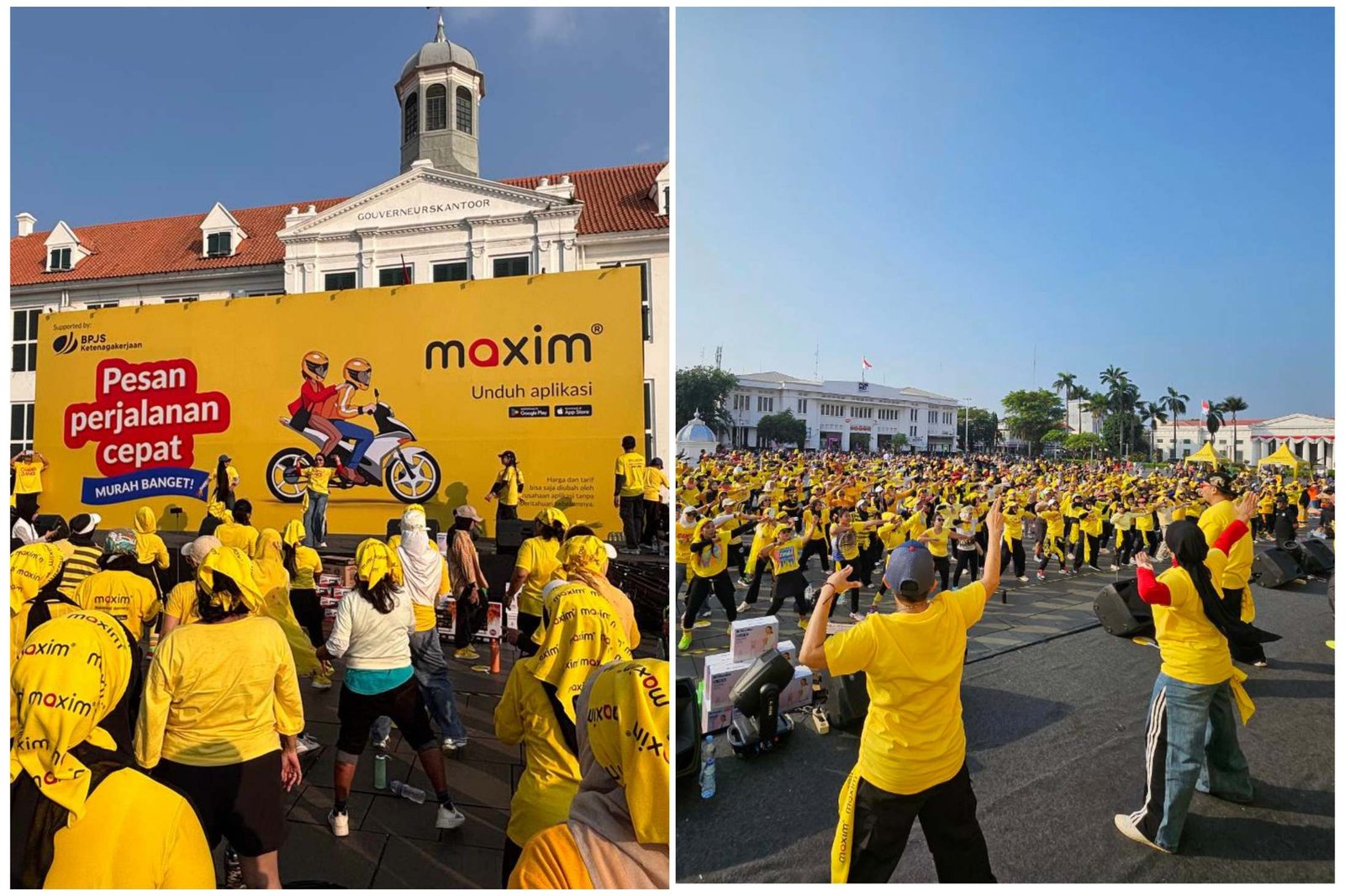 Meriahkan Hari Sumpah Pemuda, Maxim Gelar Zumba Party di Ambon