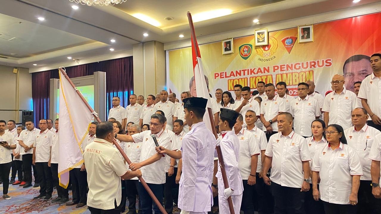 Pelantikan Pengurus KONI Ambon 2025-2029 Jadi Momentum Kebangkitan Olahraga Daerah