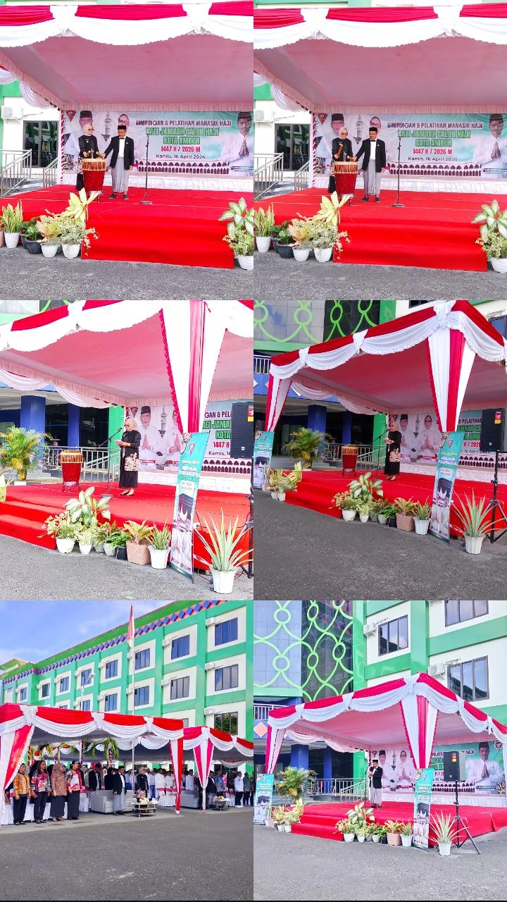 Wakil Wali Kota Ambon Buka Manasik Haji 2026, Tekankan Kesiapan Jamaah di Tengah Tantangan Global