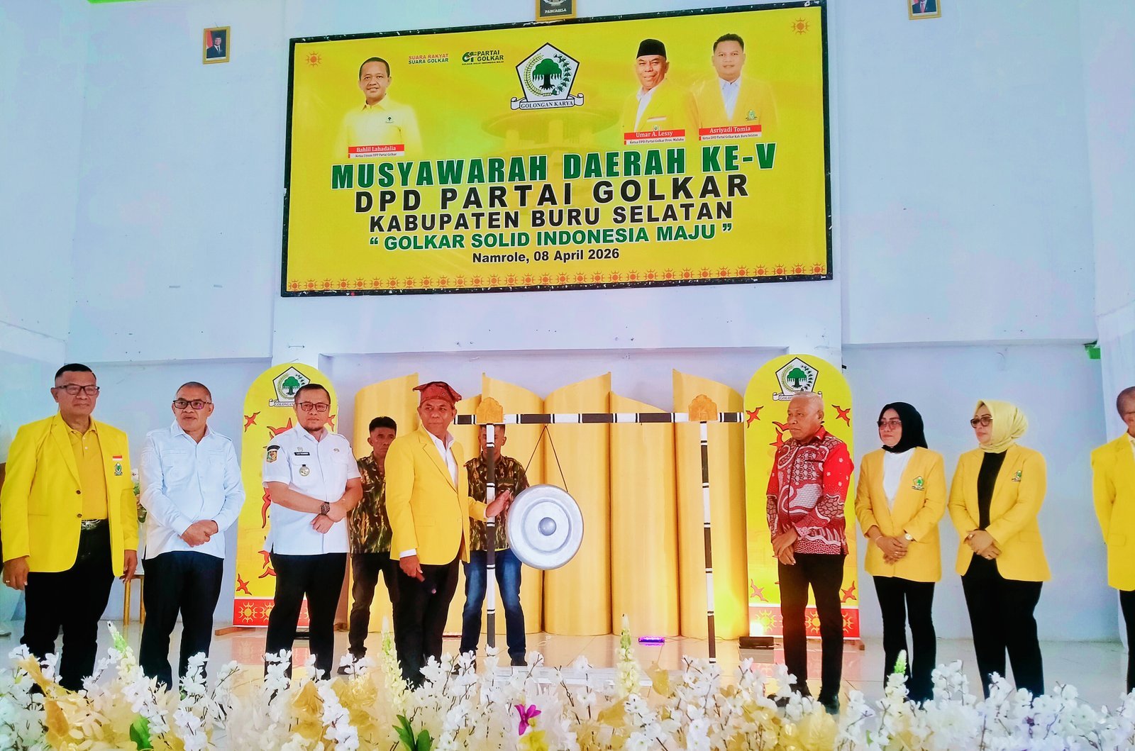 Ketua DPD Golkar Maluku Tekankan Soliditas Partai, Bupati Bursel; Peran Golkar dalam Pembangunan