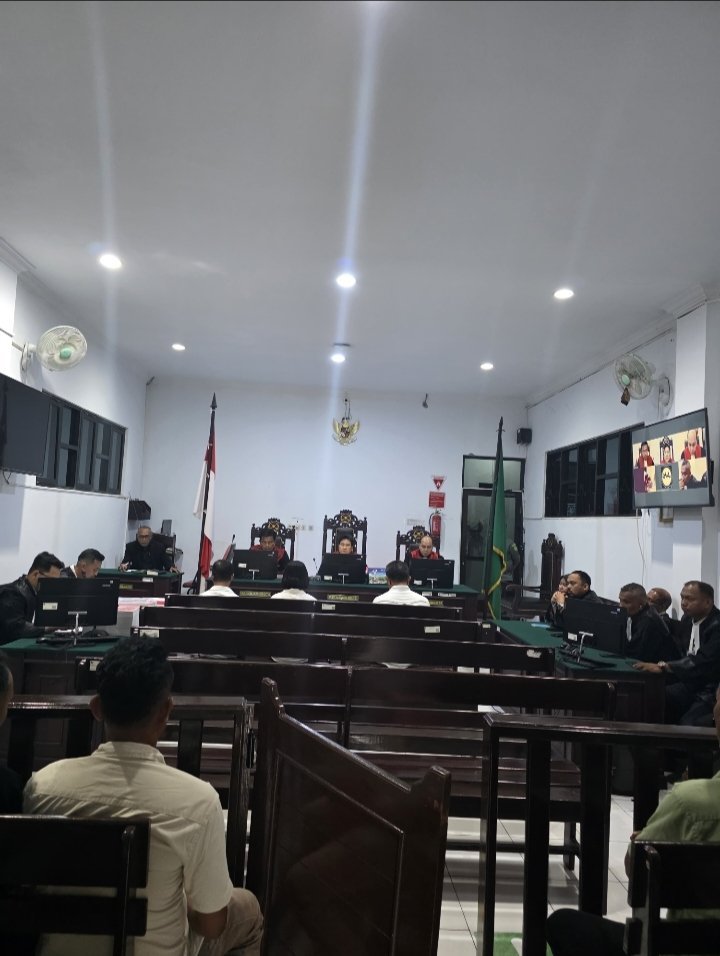 Eksepsi Terdakwa PT. Tanimbar Energi Diujung Palu Selah Hakim