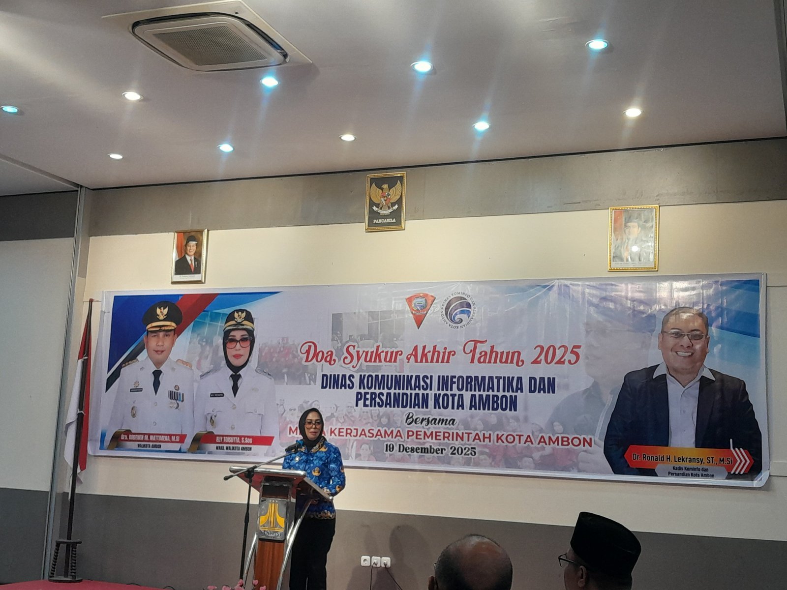 Wakil Wali Kota Apresiasi Diskominfo Sandi Ambon Jaga Layanan Publik di Tengah Keterbatasan Anggaran