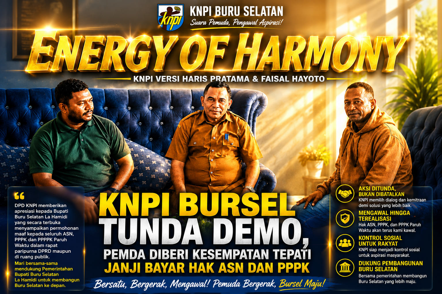 ENERGY OF HARMONY KNPI BurseL Perjuangan Hak ASN/P3K/P3K-PW