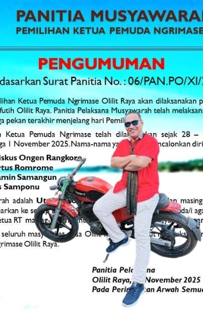 Fidel Samponu; "Saya Mundur dari Kepanitiaan Musyawarah Pemuda Ngrimase Olilit Raya !!!"