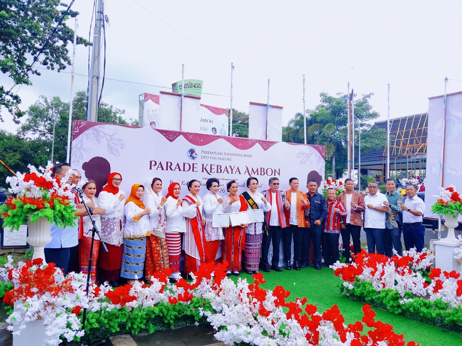Lisa Wattimena Ajak Anak PAUD Cintai Budaya Sejak Dini Lewat Parade Kebaya Ambon