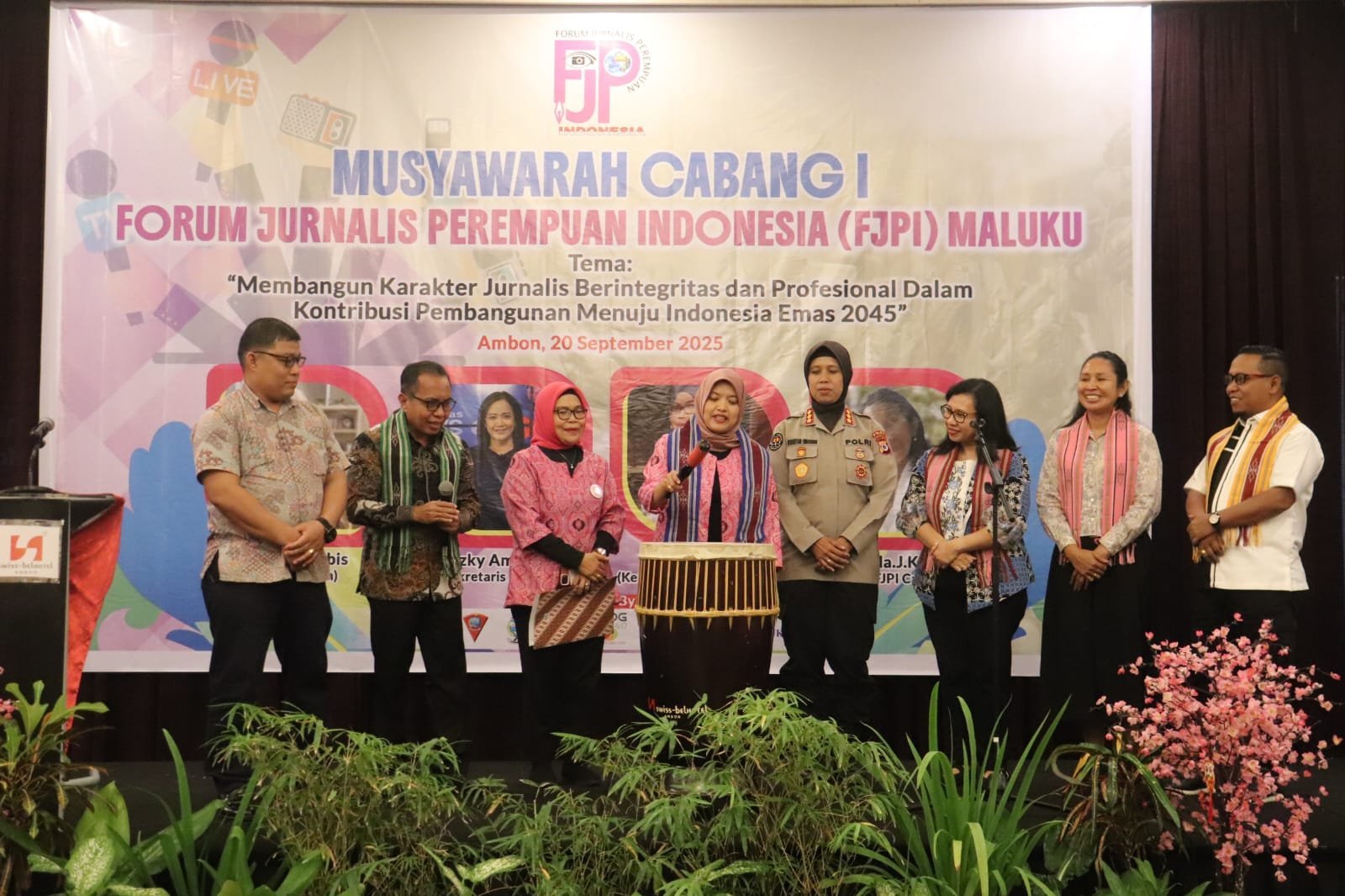 FJPI Maluku Gelar Muscab Perdana, Teguhkan Peran Jurnalis Perempuan dalam Membangun Indonesia Emas 2045