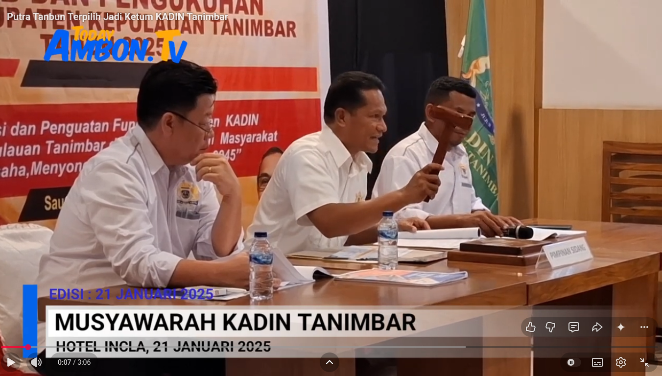 Putra Tanbun Terpilih Jadi Ketum KADIN Tanimbar