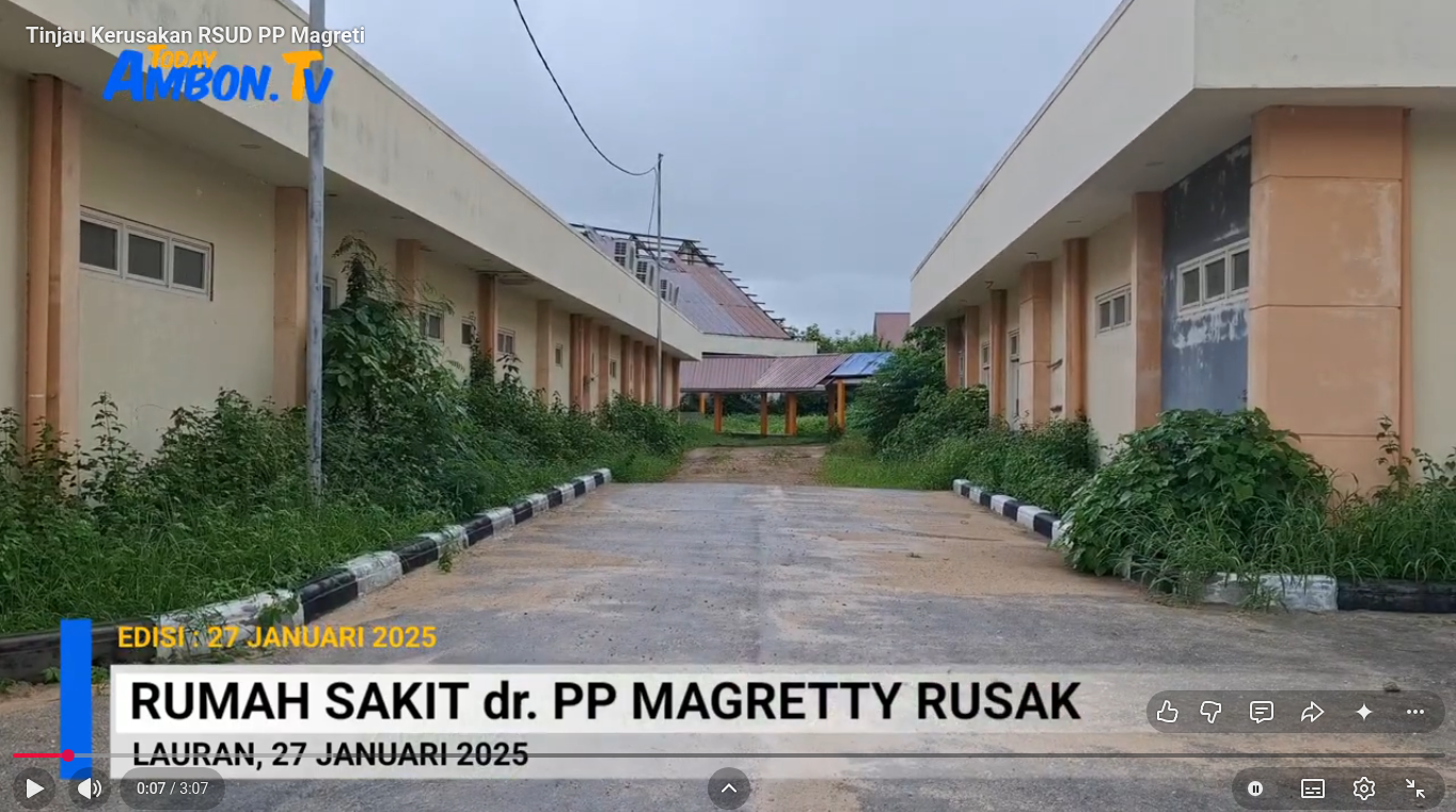 Tinjau Kerusakan RSUD PP Magreti