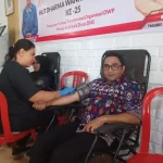 Dharma Wanita Kota Ambon Gandeng PMI Gelar Donor Darah