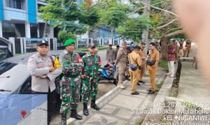Personel Polsek Nusaniwe Gelar Pengamanan Safari Natal Pemkot Ambon
