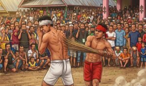 tradisi pukul sapu mamala